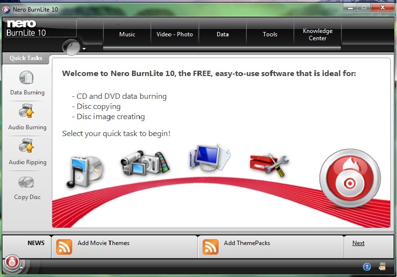 nero burning software free download